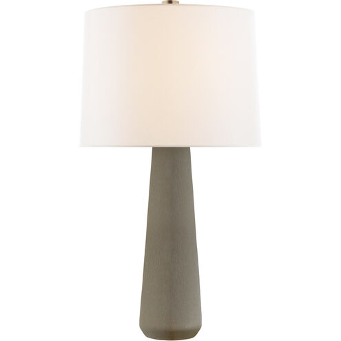 Barbara Barry Athens 32.5 inch 100 watt Shellish Gray Table Lamp Portable Light, Large