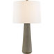 Barbara Barry Athens 32.5 inch 100 watt Shellish Gray Table Lamp Portable Light, Large