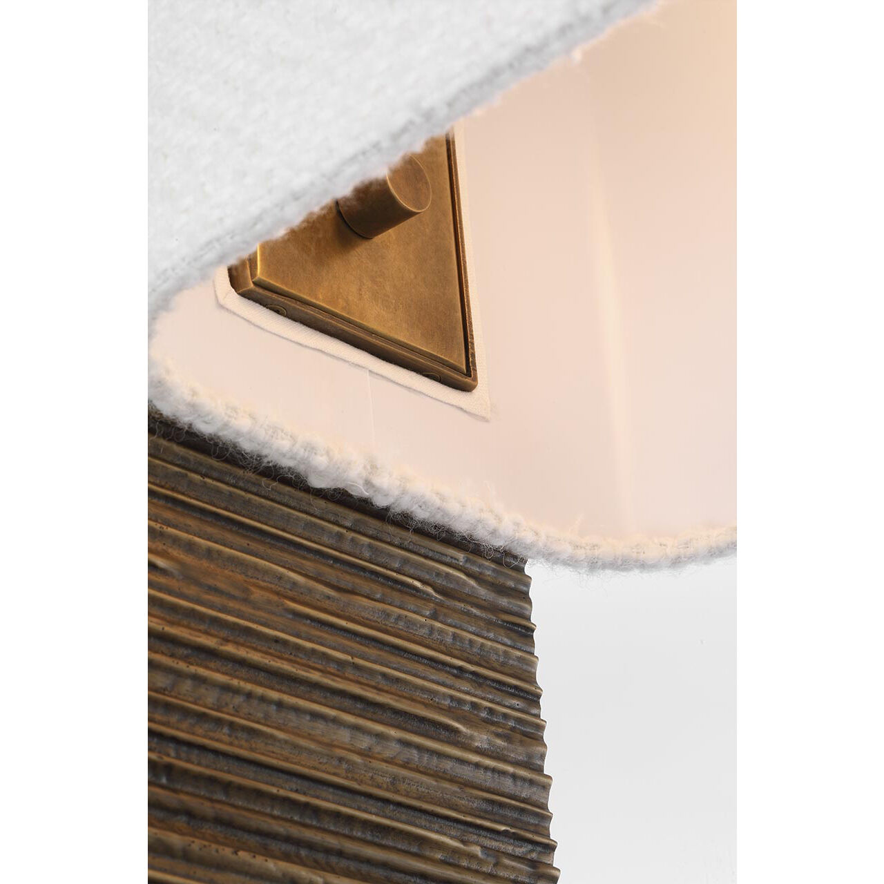 Anne-Marie Barton Fumar 54.75 inch 8.00 watt Ridged Tombac Statement Floor Lamp Portable Light