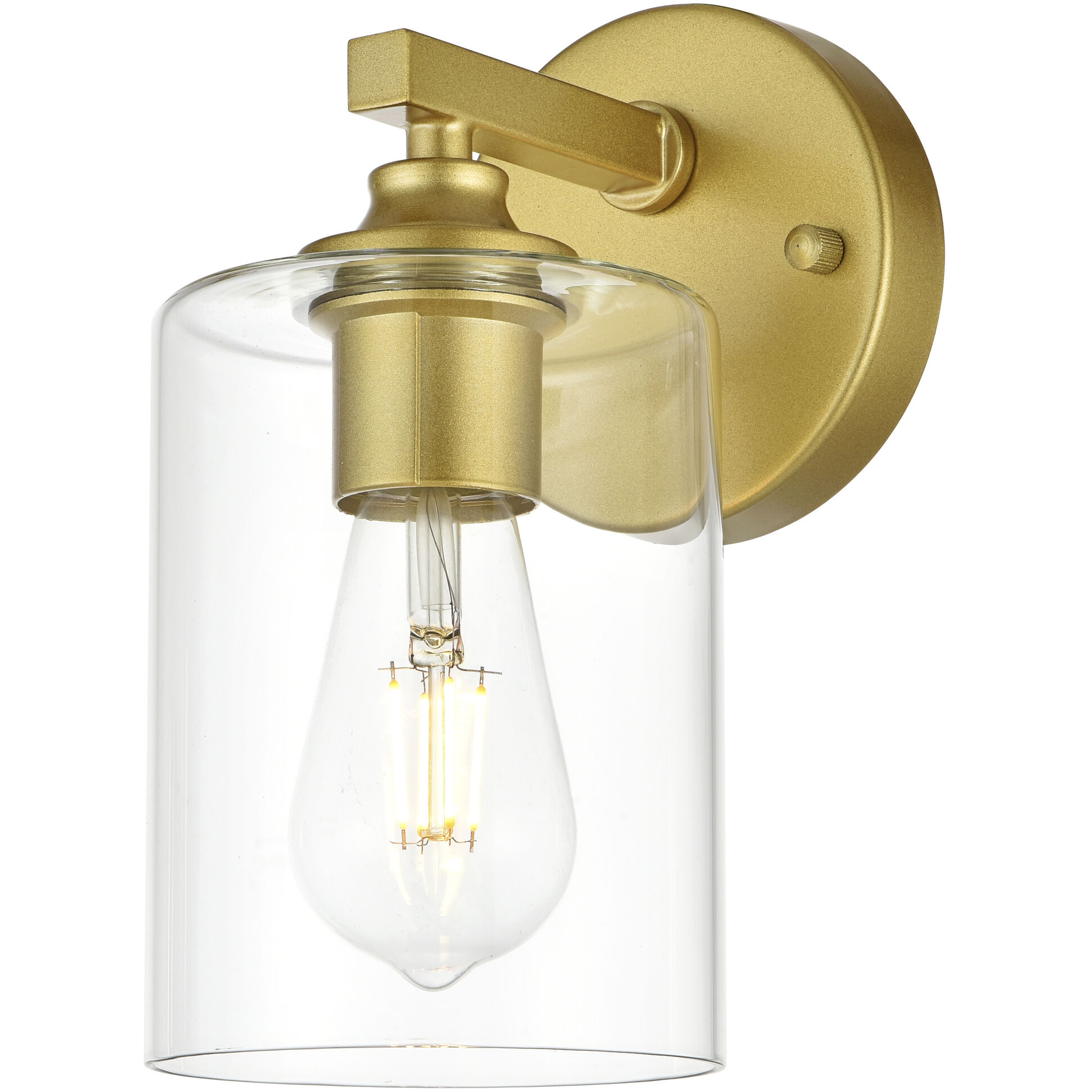 Mayson 1 Light 5 inch Brass Bath Sconce Wall Light