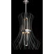 Newton 3 Light 27.5 inch Silver Pendant Ceiling Light in Down