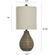 Table Lamp 21.3 inch 100 watt Brown Table Lamp Portable Light