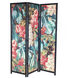 Anita Green and Pink with Brown and Black Room Divider