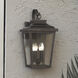 Great Outdoors Irvington Manor 4 Light 20.75 inch Chelesa Bronze Outdoor Wall Mount in Incandescent, Clear Glass