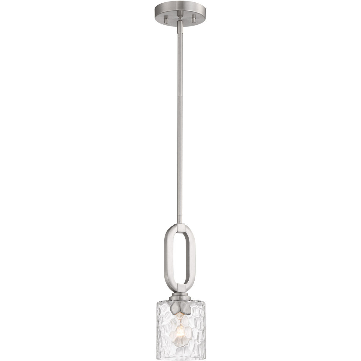 Collins 1 Light 5 inch Brushed Polished Nickel Mini Pendant Ceiling Light