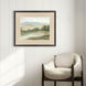 Plein Air Hills Blue and Green and Brown Framed Art