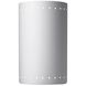 Ambiance Cylinder LED 7.75 inch White Crackle ADA Wall Sconce Wall Light, Large
