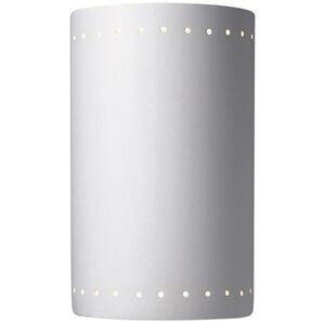 Ambiance Cylinder 2 Light 8 inch Bisque ADA Wall Sconce Wall Light in Incandescent, Large