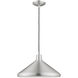 Allison 1 Light 15 inch Brushed Aluminum Mini Pendant Ceiling Light