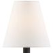 Ottone Way Sconce Wall Light in Black