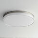 Edge LED 11 inch Satin Nickel Flush Mount Ceiling Light