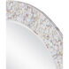 Uma 38 X 38 inch Natural and White Mirror