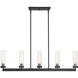 Braden 5 Light 43 inch Iron Graphite Island Ceiling Light