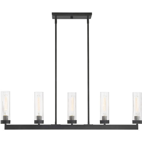 Braden 5 Light 43 inch Iron Graphite Island Ceiling Light