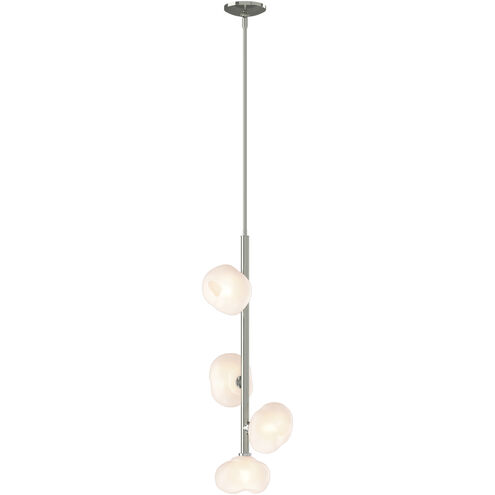 Ume 4 Light 11.6 inch Sterling Vertical Pendant Ceiling Light in Frosted
