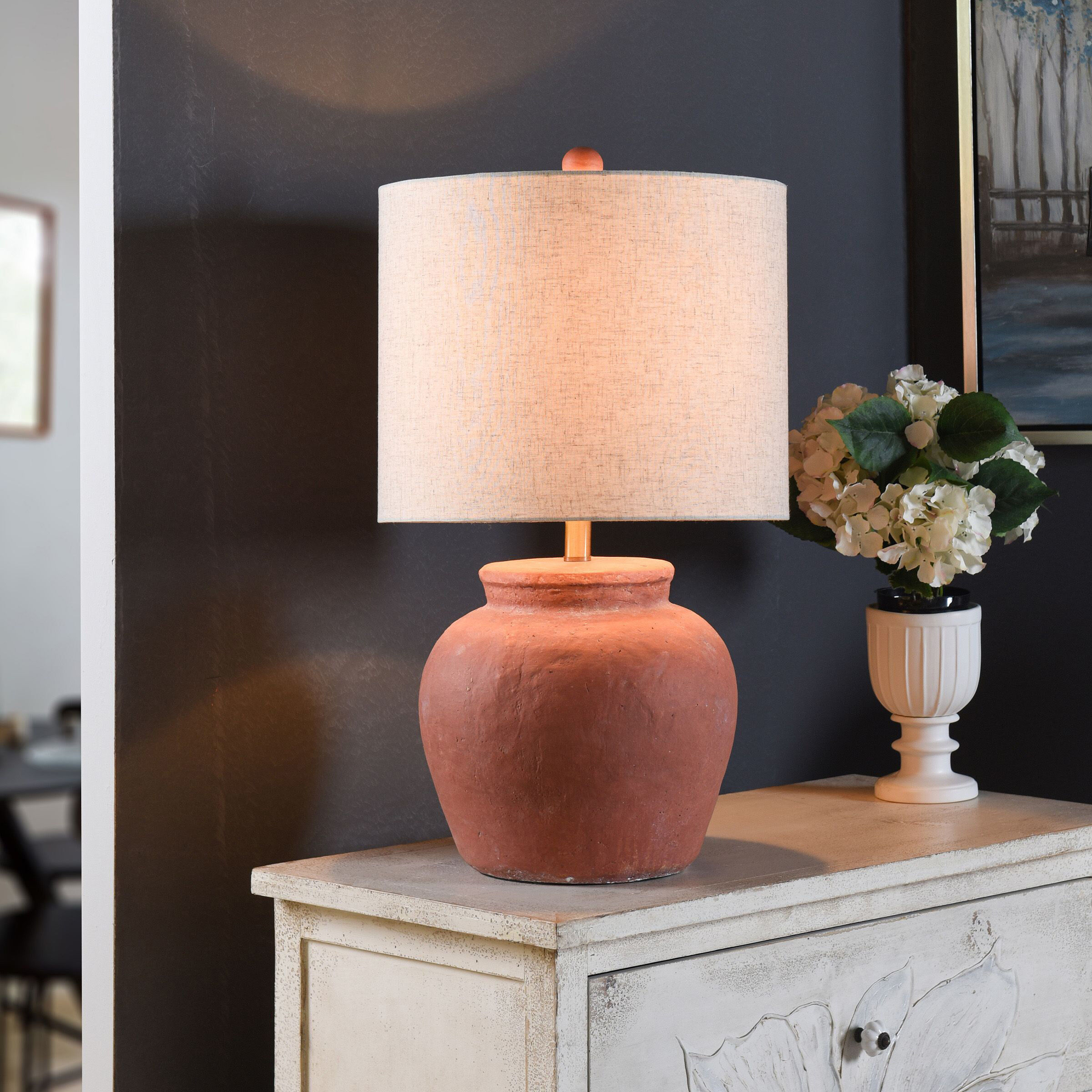 Table lamp terracotta online