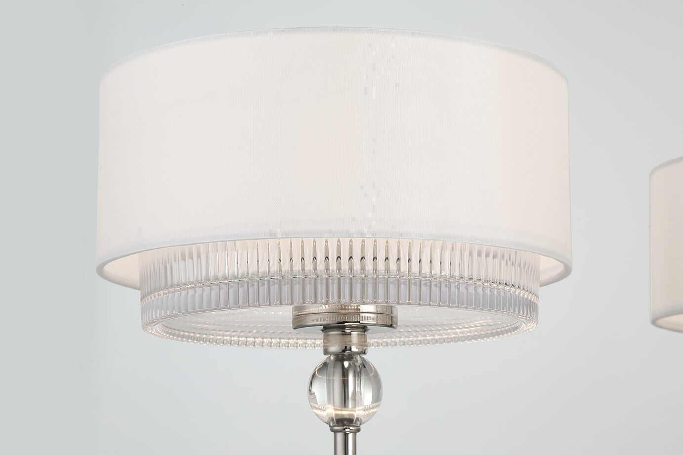 Sutton 4 Light 44 inch Polished Nickel Island Light Ceiling Light