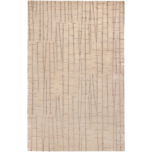 Shibui 96 X 60 inch Tan, Garnet Rug