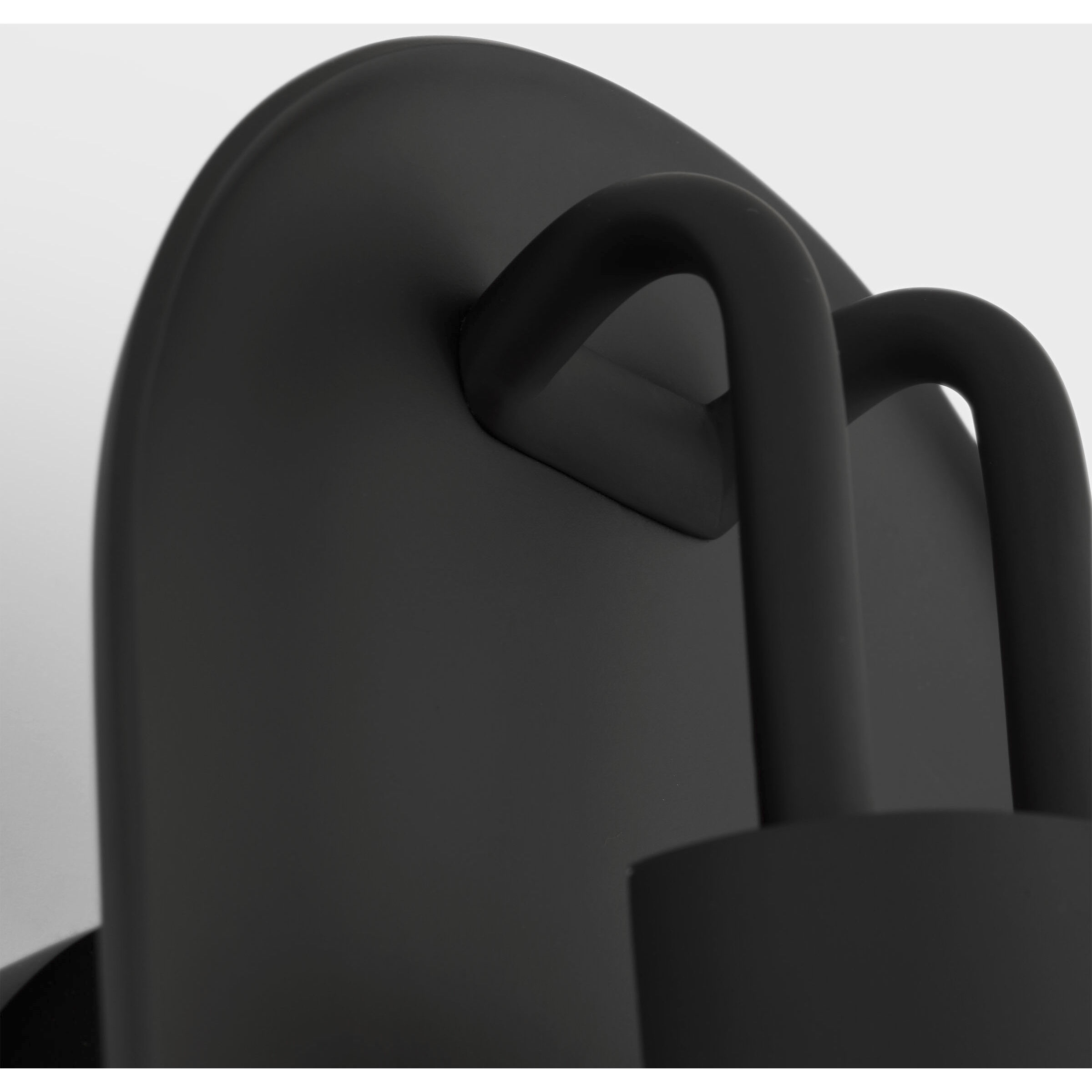 Kelly Wearstler Teline LED 6 inch Matte Black Oval Sconce Wall Light