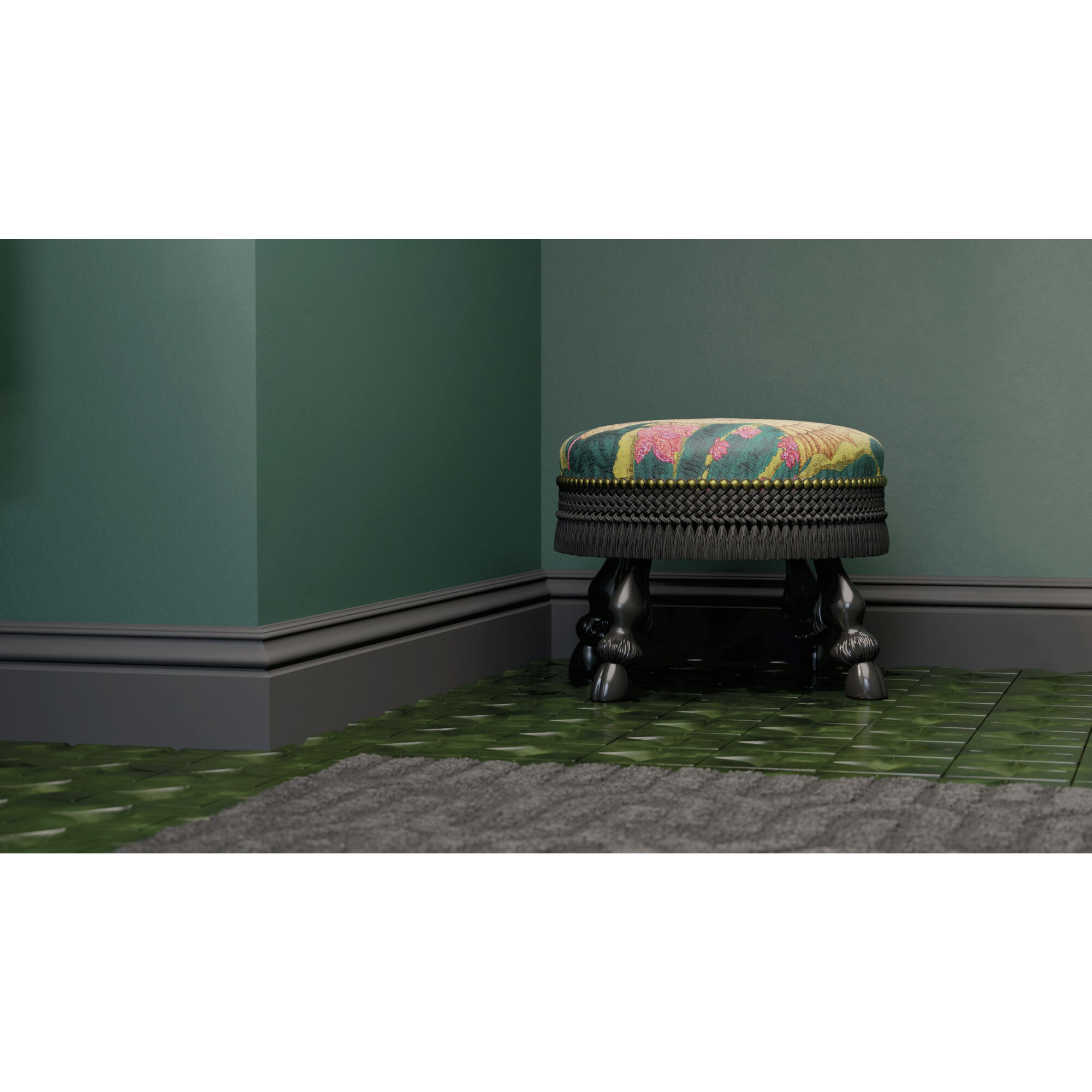 Jemsa 3 Light 22.75 inch Champagne Bronze Bath Bracket Wall Light, 3 Arm