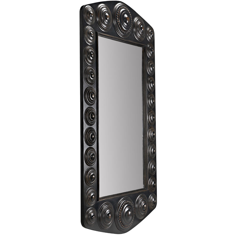 Nanna 67 X 36.5 inch Hand Rubbed Black Mirror