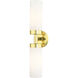 Aero 2 Light 19 inch Polished Brass ADA Vanity Sconce Wall Light
