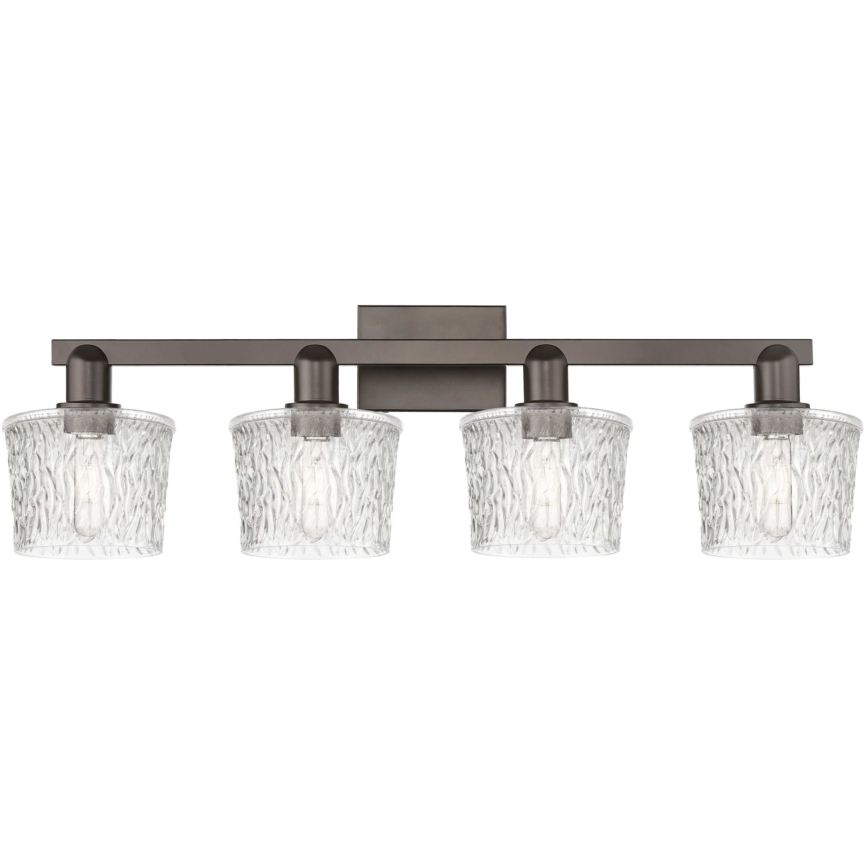 Arcadia Niagara 4 Light 33.5 inch Oil Rubbed Bronze Bath Vanity Light Wall Light