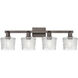 Arcadia Niagara 4 Light 33.5 inch Oil Rubbed Bronze Bath Vanity Light Wall Light