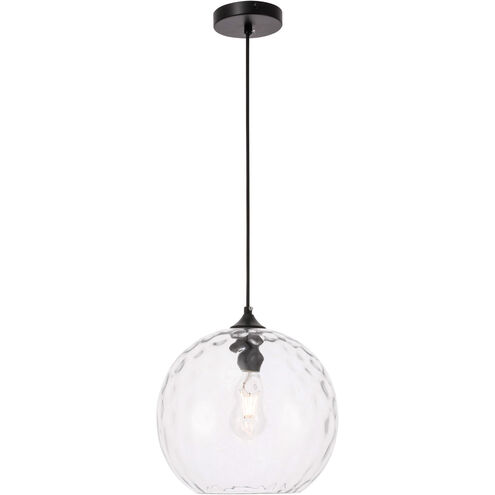 Pittsfield 1 Light 12 inch Black Pendant Ceiling Light