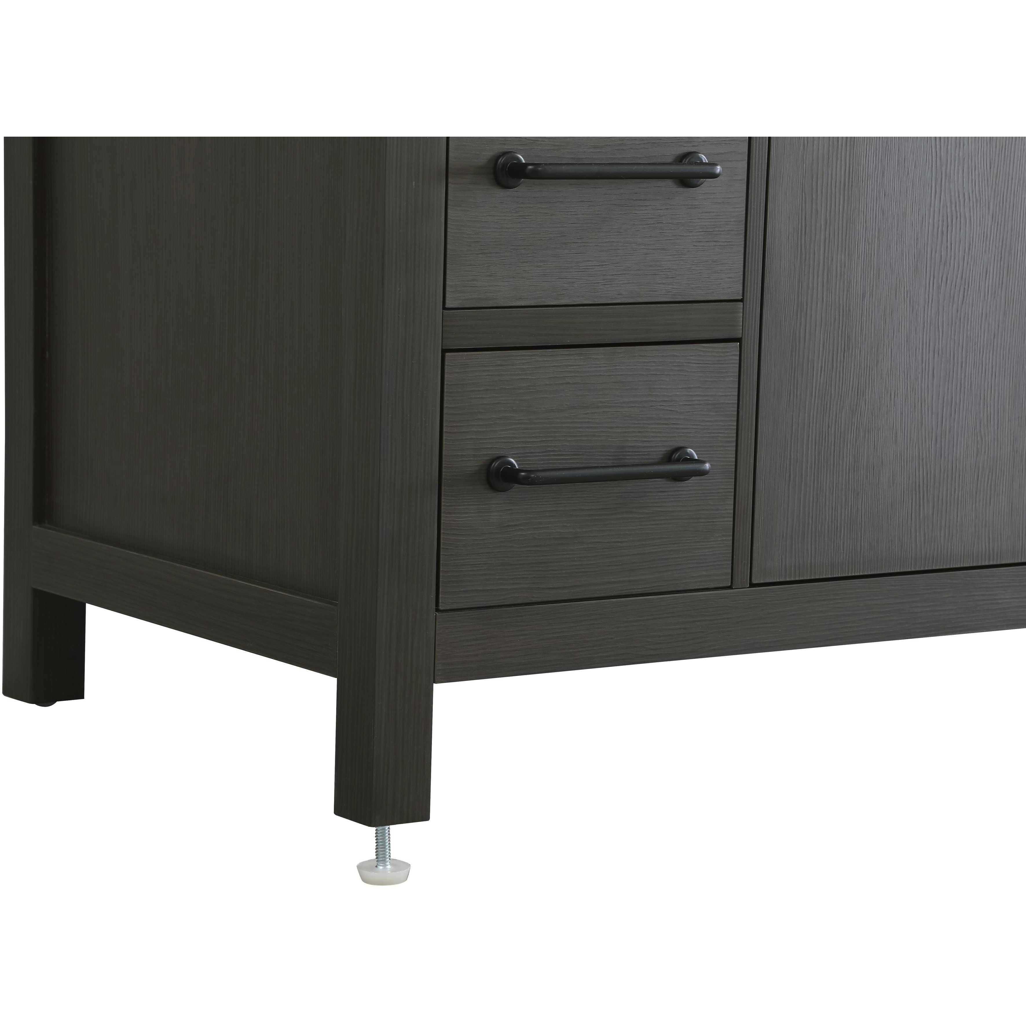 Nathan 48 X 34 inch Mocha Brown Bathroom Vanity Cabinet in Included