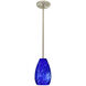 Pera 9 LED Satin Nickel Stem Pendant Ceiling Light