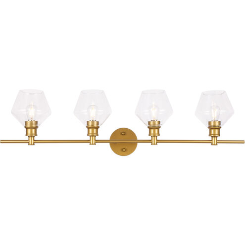 Gene 4 Light 38 inch Brass Wall sconce Wall Light