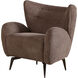 Oslo Cocoa Brown and Espresso Accent Chair