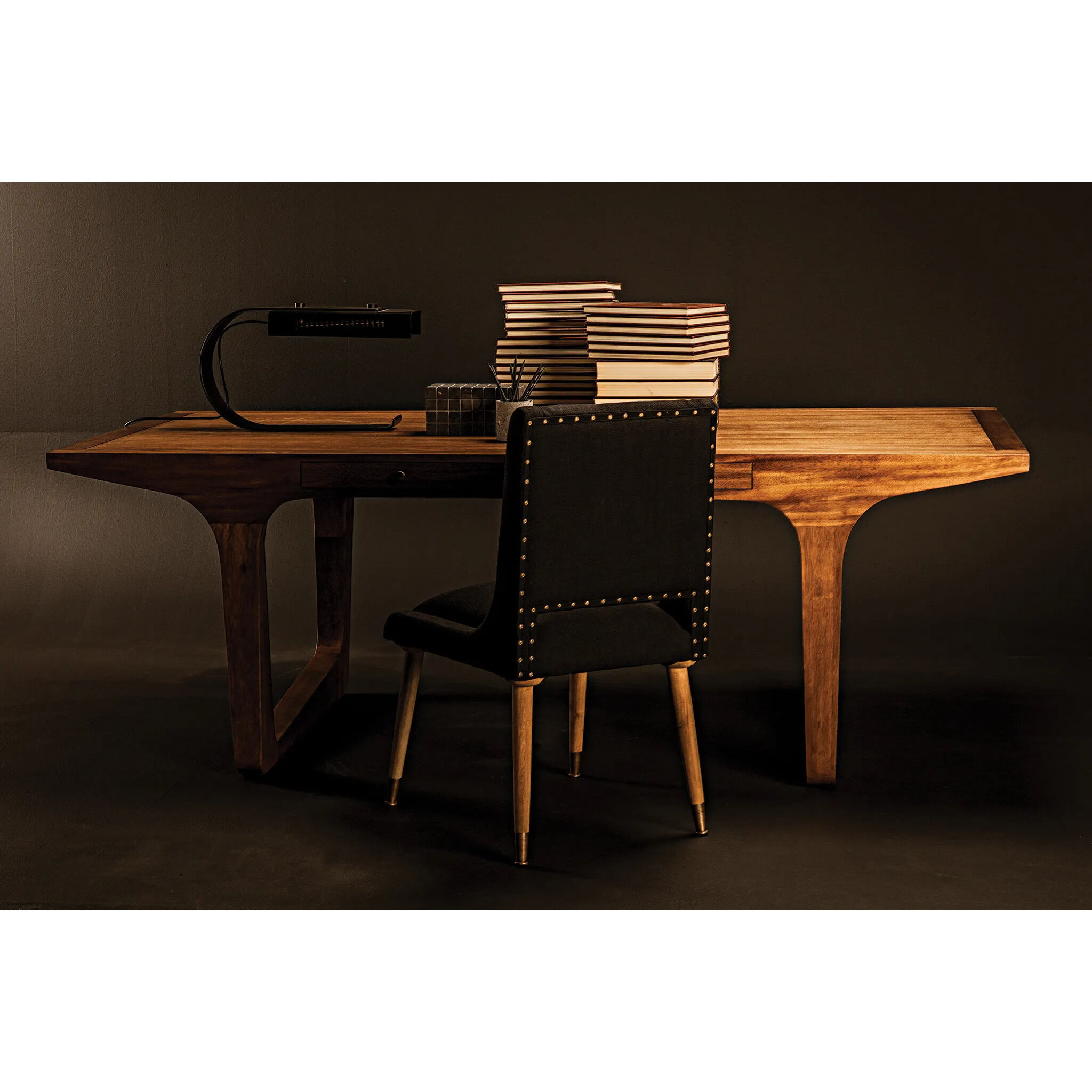 Regal 86 X 42 inch Dark Walnut Table/Desk