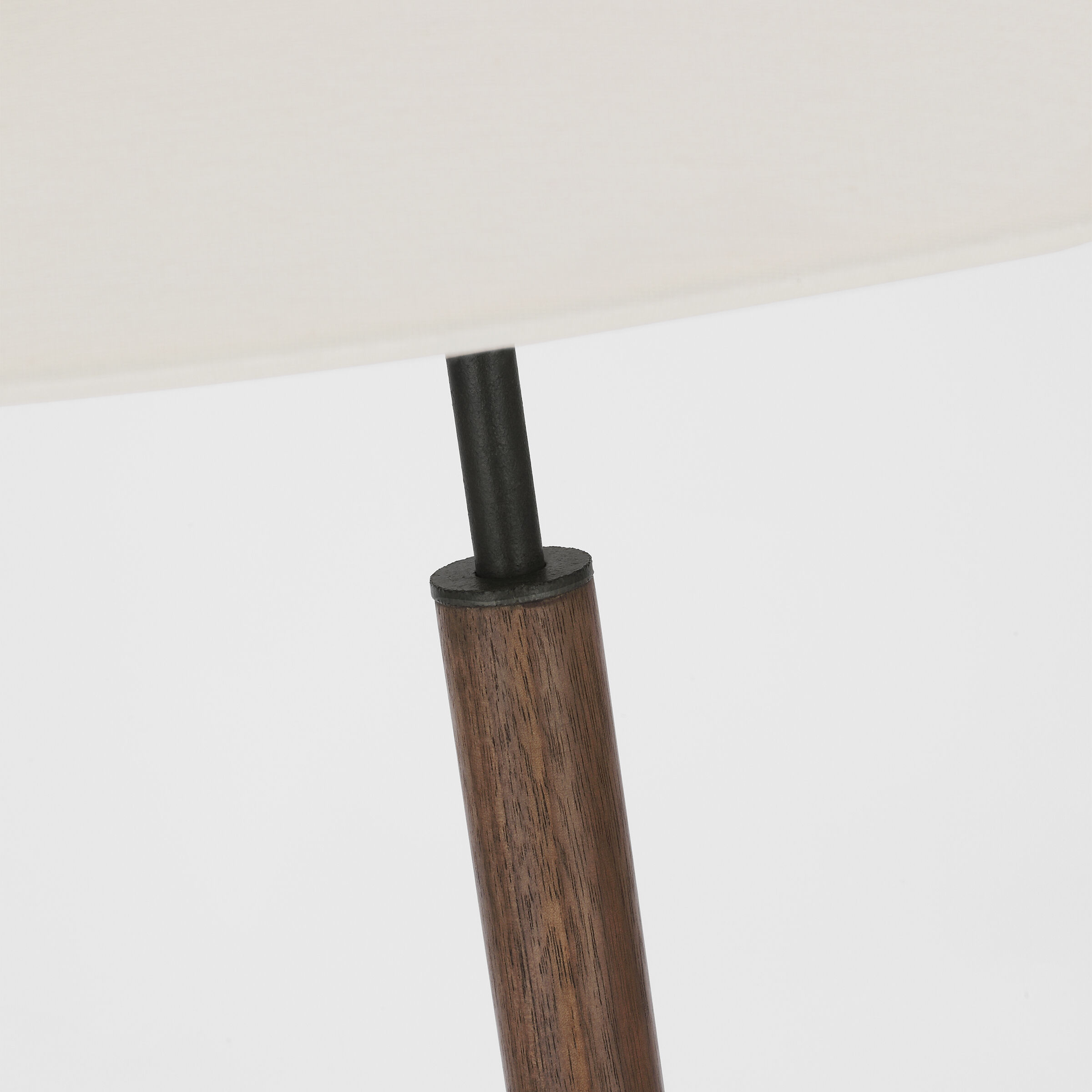 Ray Booth Amaya 28 inch 6.50 watt Weathered Iron and Dark Walnut Table Lamp Portable Light