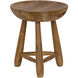 Basel 16.5 inch Clear Coat Semi Gloss Stool