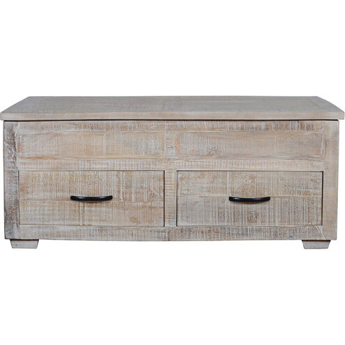 Brogden 46 X 26 inch  Whitewashed Cocktail Table 