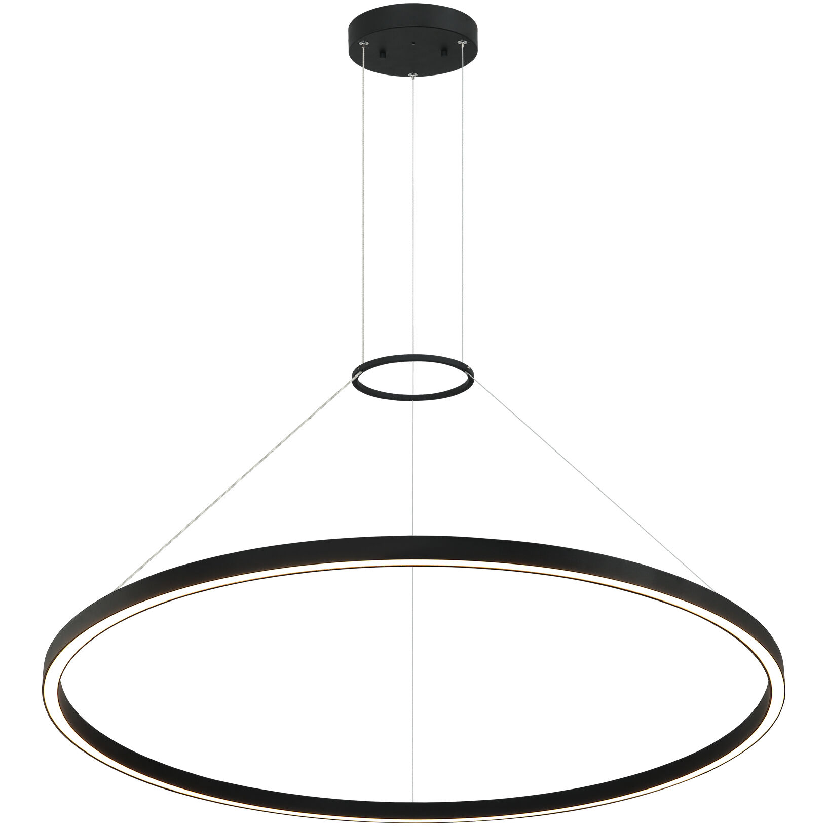O'hara LED 40 inch Matte Black Chandelier Ceiling Light