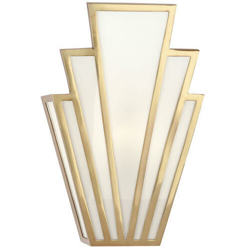 Empire 1 Light 7 inch Modern Brass Wall Sconce Wall Light