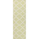 Frontier 96 X 30 inch Lime, Khaki Rug