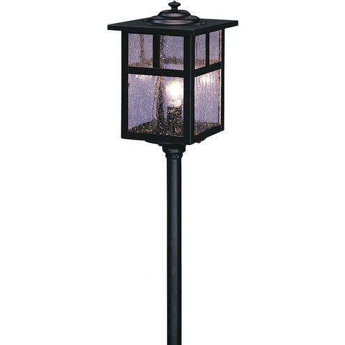 Mission 12V 18 watt Satin Black Outdoor Landscape in Cream, Empty