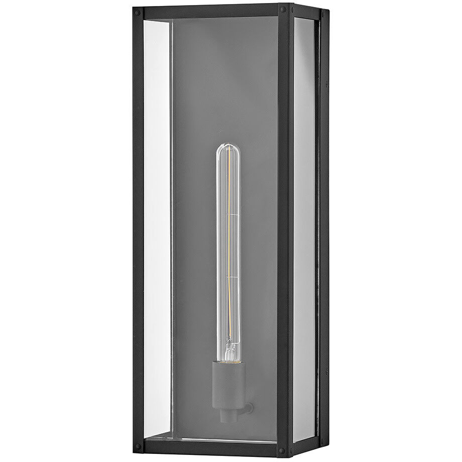 Estate Series Max 1 Light 20 inch Black Outdoor Wall Mount Lantern