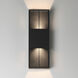 Grate LED 18 inch Black Outdoor Wall Mount