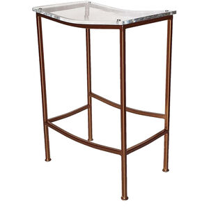 Acrylic 25 inch Bronze and Clear Counter Stool