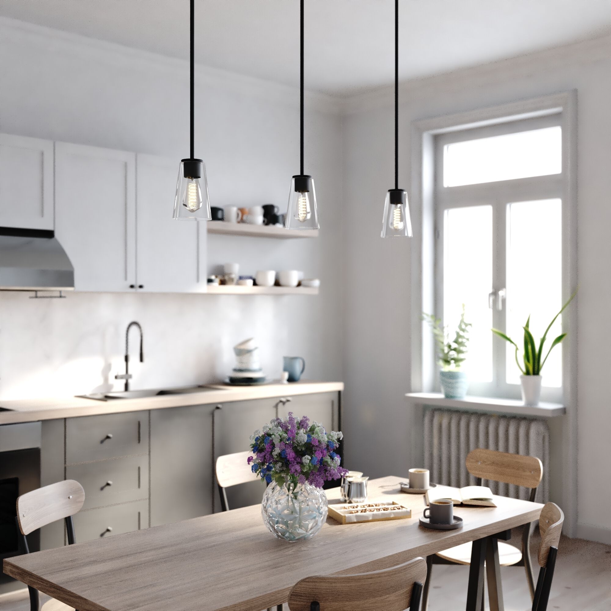 Beverly LED 4.5 inch Matte Black Mini Pendant Ceiling Light