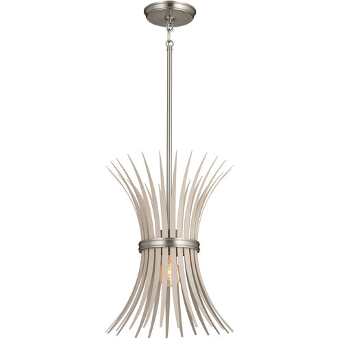 Homestead Baile 1 Light 13 inch Brushed Nickel Pendant Ceiling Light, Baile