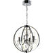 Abia LED 16 inch Chrome Up Chandelier Ceiling Light