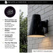 Yardley 1 Light 8 inch Black Outdoor Wall Lantern