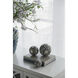 Floral Brown/White Decorative Ball