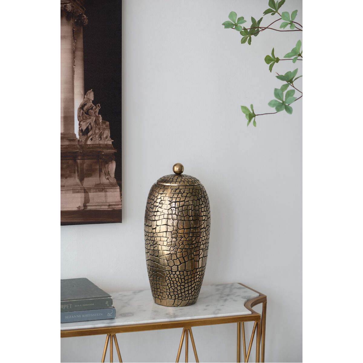 Crocodile 14.6 X 7 inch Urn